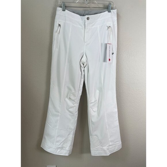 NEW Obermeyer Teen Girls XL Brooke White Snow Pants Ski Snowboard Insulated - Picture 1 of 14